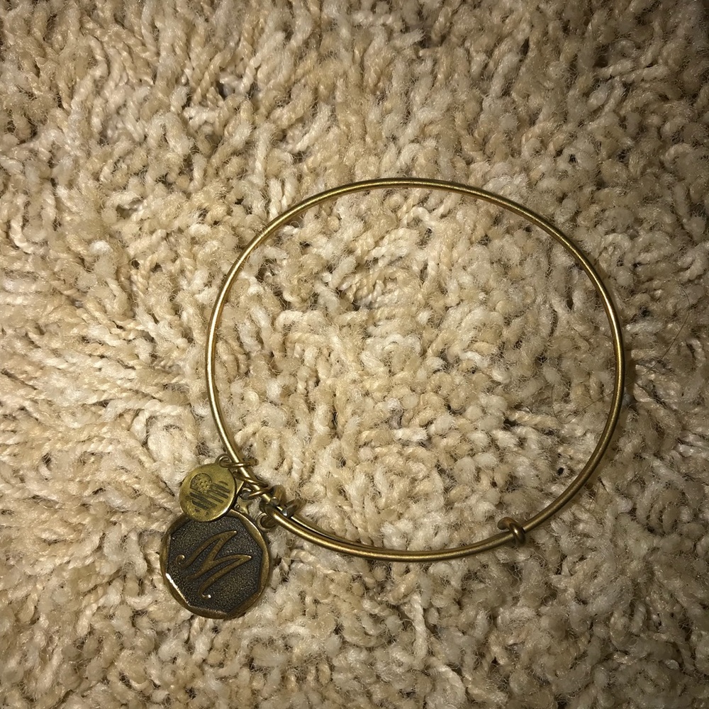 Alex & Ani bracelet: GOLD “M”